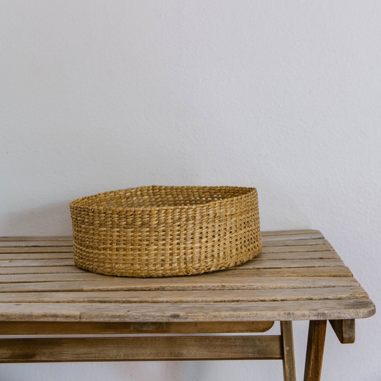 Round Grass Basket - Low