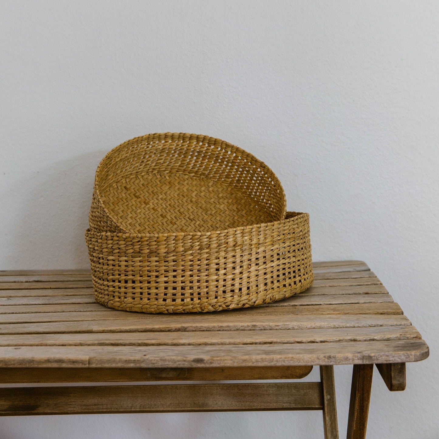 Round Grass Basket - Low